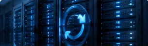 Server infrastructure supporting controlled recovery and migration work